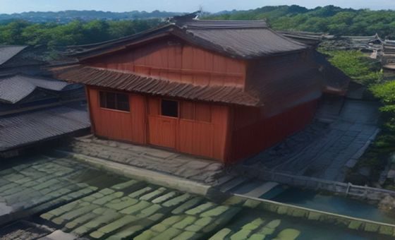 中国北方农村黄昏时分，村头老槐树下几位村民围坐谈话，光线昏黄温暖，画面呈现出封闭乡村社会中人与人之间复杂关系的氛围